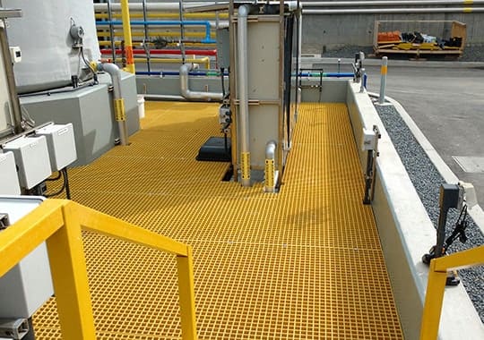 FRP Molded Grating Applied in Industrial Settings